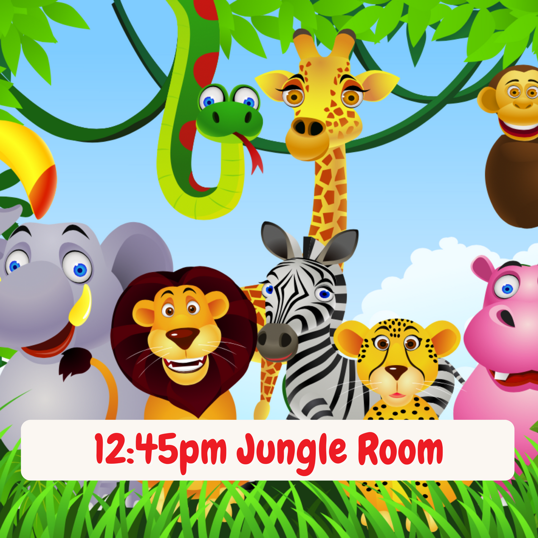 12:45pm Jungle Room